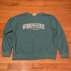 Teal M Crewneck